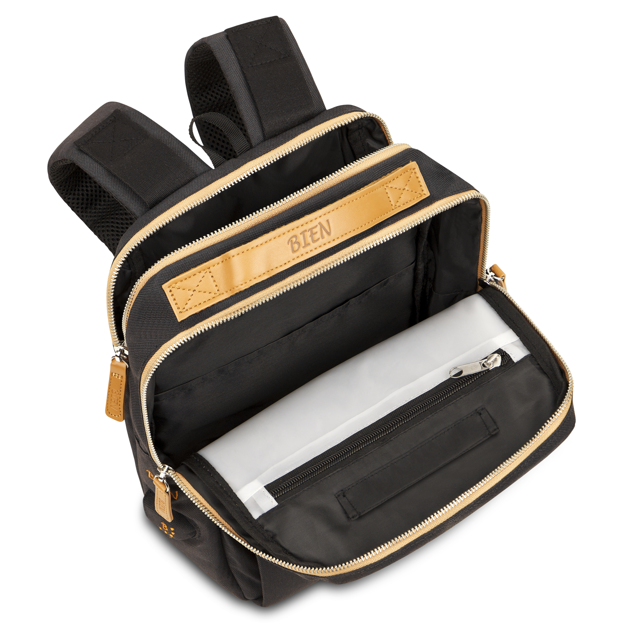 Gut organisierter Rucksack